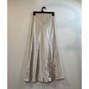 Babaton High Rise Satin Midi Slip Skirt Womens Sz S Boho Delicate Romantic